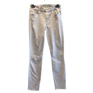 MOTHER The Looker Crop Sexy Just Walked Into Town Distressed Size 24